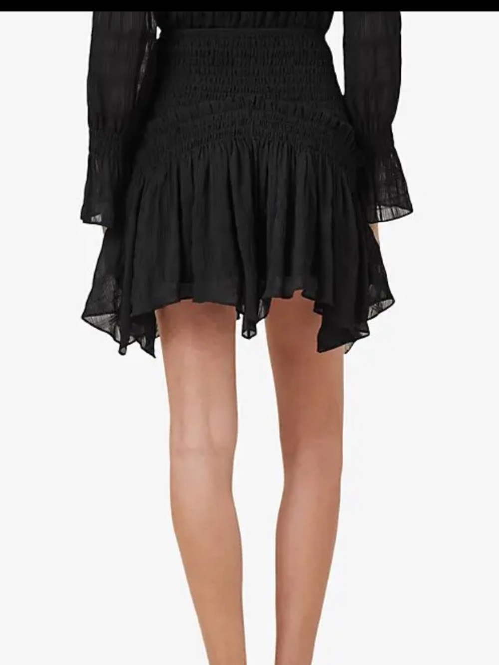 All Saints Pamela Asymmetric Skirt - Picture 2 of 6